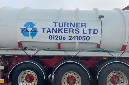 AA Turner Tankers logo on a septic empyting truck.